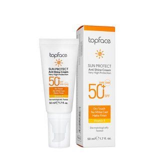 Солнцезащитный крем для лица матирующий topface SPF 50+ 50 мл (РТ806.002)