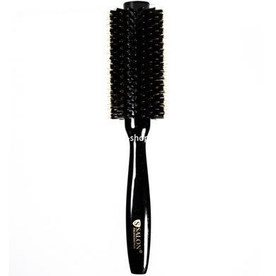 Щётка-брашинг для волос деревянная Salon Professional круглая 25Ф
