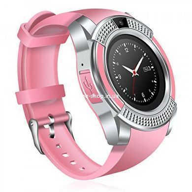 Розумний смарт-годинник Smart Watch V8. CX-640 Колір: рожевий