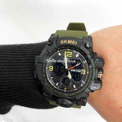 Военные часы для ВСУ SKMEI 1155BAG, Военные часы с секундомером, Спортивные UH-483 водонепроницаемые часы