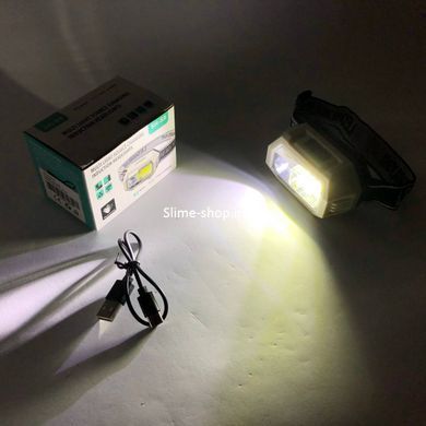 Ліхтарик налобний з usb зарядкою SH-S9-XPE+COB+3SMD(red), Ліхтарик налобник, Надійний VR-122 налобний ліхтар