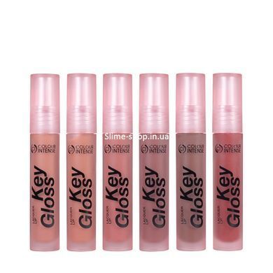 Блеск для губ лаковый Colour Intense Key Gloss, 201 кремовый нюд
