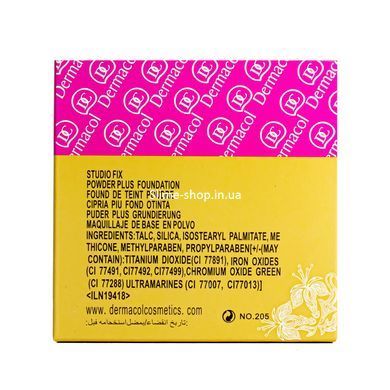 Пудра для обличчя Dermacol Foundation Studio Fix 2 in1 № 3 Бежевий/карамельний