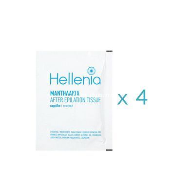 Восковые полоски для депиляции тела и ног с Алоэ вера Hellenia Legs & Body 20+4