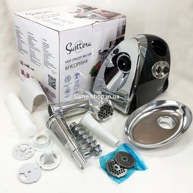 Мясорубка электрическая металл SMG-5420B 1800 Вт, Мощная электро мясорубка FY-434 с насадками