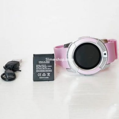 Розумний смарт-годинник Smart Watch V8. CX-640 Колір: рожевий