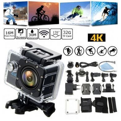 Камера гоупро DVR Sport S2 Wi-Fi/SD, Нагрудна камера відеореєстратор, WV-177 Нагрудний відеореєстратор
