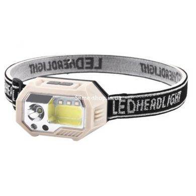 Ліхтарик налобний з usb зарядкою SH-S9-XPE+COB+3SMD(red), Ліхтарик налобник, Надійний VR-122 налобний ліхтар