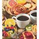 Алмазная мозаика "Кофе со вкусностями" 30х40 см