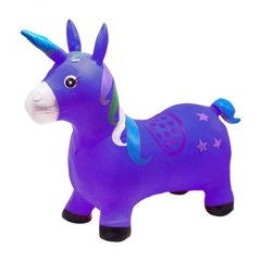 Прыгун резиновый "Единорог" (фиолетовый)