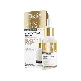 Сыворотка для лица с коллоидным золотом Delia Cosmetics "Эластичность кожи" (30 мл)