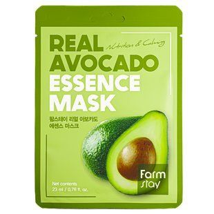 Тканевая маска для лица восстанавливающая FarmStay Real Avocado 23 мл