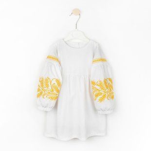 Платье для девочки с вышивкой Колоски