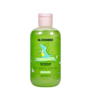 Парфюмированный гель для душа 2 в 1 Mr. Scrubber Croco Dino от 3 лет бессульфатный 250 мл