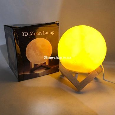 Детский ночник для бесстрашного сна Moon Lamp 18 см, Ночник для дома, Ночник-проектор ZX-265 в спальню