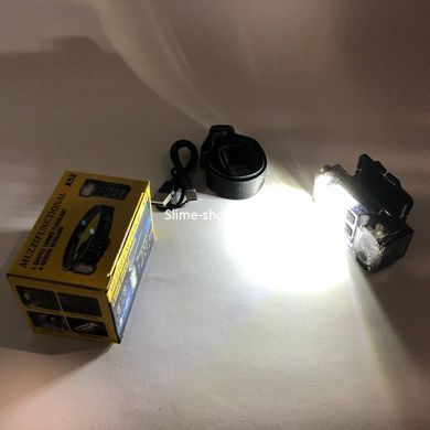 Налобный фонарь яркий X52, 2LED+6SMD RGB, Фонарик на голову для роботы, Хороший фонарик MA-438 для рыбалки