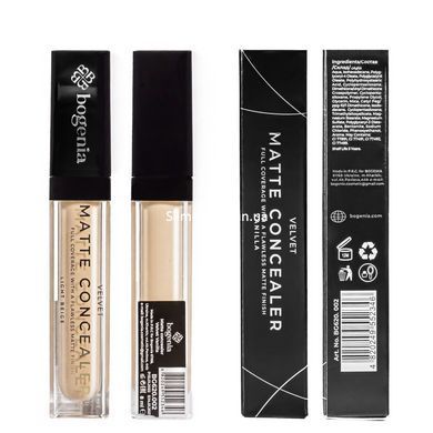 Консилер для лица Bogenia Matte Velvet № 004, Cream Biege Тёмный бежевый