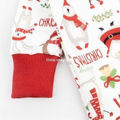 Новогодний Человечек для малышей с начесом Santa