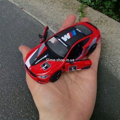 Машинка Kinsmart "BMW M8 Competition Coupe 5", червона