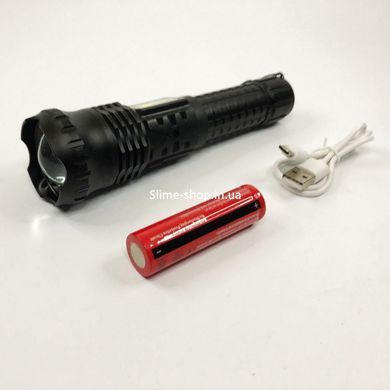 Ліхтарик військовий Police BL-A95-P50+COB, Портативний світлодіодний ліхтар ZW-626 із зарядкою