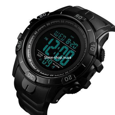 Часы для мужчины SKMEI 1475BK BLACK, Военные часы с батарейкой, Часы спортивные, Брендовые IJ-867 мужские часы