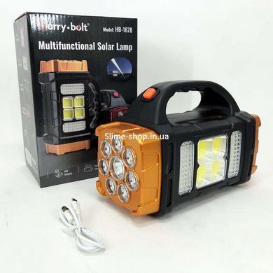 Кемпінговий складаний ліхтар HB-1678-2х8LED-6COB, Світлодіодний ліхтар ML-437 для кемпінгу
