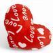 Игрушка мягкая "Сердце Love" размер S (20x7x14 см)