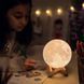 Світильники для дитячої Moon Lamp 13 см, Нічник-проектор у спальню, Нічники DM-638 для немовлят