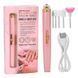 Маникюрный аппарат с подсветкой Flawless Salon Nails розовый, Фрезер для маникюра KT-190 для начинающих
