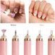 Маникюрный аппарат с подсветкой Flawless Salon Nails розовый, Фрезер для маникюра KT-190 для начинающих