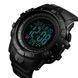 Часы для мужчины SKMEI 1475BK BLACK, Военные часы с батарейкой, Часы спортивные, Брендовые IJ-867 мужские часы
