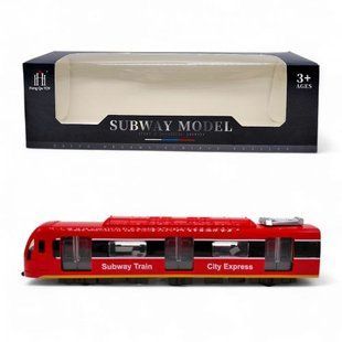 ПОЕЗД МЕТРО "SUBWAY MODEL" (КРАСНЫЙ)