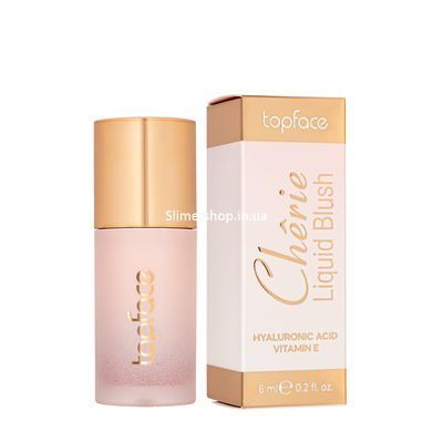 Румяна жидкие topface Cherie Liquid Blush PT356, 01 Cotton Candy Коралловые