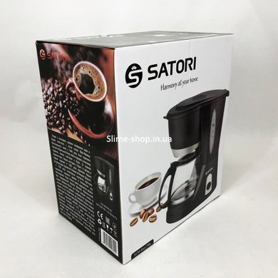 Домашние кофеварки Satori SCM-600-PBL 650 Вт, Апарат для кофе для дома, Маленькая кофемашина RE-617 для дома
