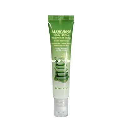 Сироватка ролер для шкіри навколо очей з екстрактом алое FarmStay Aloe Vera Soothing Rolling Eye Serum, 25 мл
