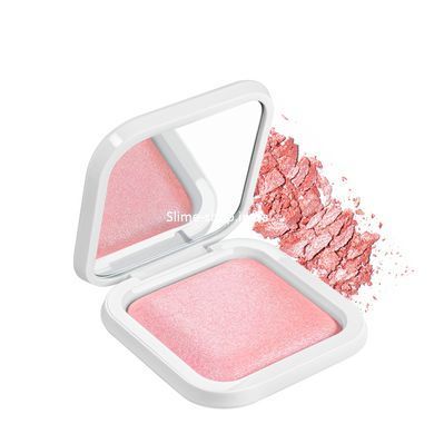 Рум'яна запечені перламутрові Bogenia Match Radiant Baked Blush (BG633), 001 Світло-рожеві
