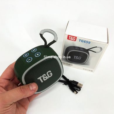 Блютуз колонка з ремінцем TG659, Колонка для дому та вулиці, Колонка з YN-521 підтримкою bluetooth