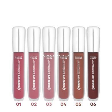 Блиск для губ зволожувальний Parisa Cosmetics Hydro Shine Lip Gloss (PHL-06), 01 Intense coral Кораловий