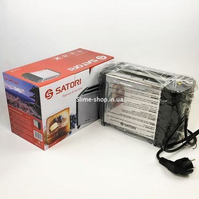 Тостер електричний потужний Satori ST-701-BL, Тостер для хліба, BK-958 Універсальний тостер