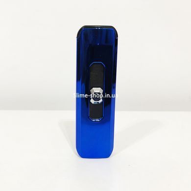 Зажигалка сенсорная синяя, Зажигалки с зарядкой от usb, Зажигалка аккумуляторная, HJ-669 Необычная зажигалка