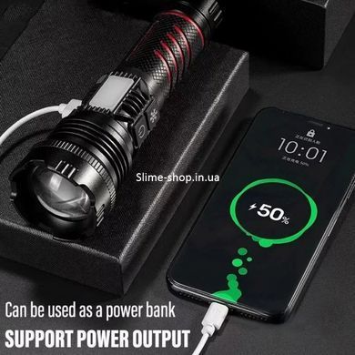 Профессиональный тактический ручной фонарь Police BL-A93-GT200+COB(white+red+blue) 2 BX-572 режима работы