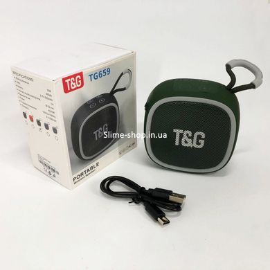 Блютуз колонка з ремінцем TG659, Колонка для дому та вулиці, Колонка з YN-521 підтримкою bluetooth