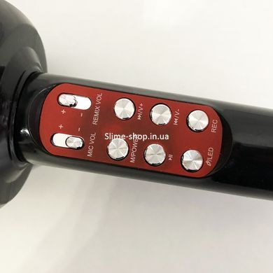 Беспроводной микрофон караоке bluetooth WSTER WS-1816. YC-483 Цвет: черный