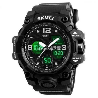 Часы спортивные SKMEI 1155BBK, Военные часы с батарейкой, Мужские тактические MK-165 военные часы