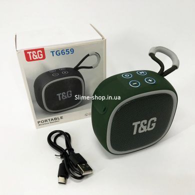 Блютуз колонка з ремінцем TG659, Колонка для дому та вулиці, Колонка з YN-521 підтримкою bluetooth