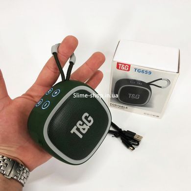 Блютуз колонка з ремінцем TG659, Колонка для дому та вулиці, Колонка з YN-521 підтримкою bluetooth