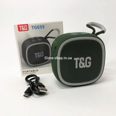 Блютуз колонка з ремінцем TG659, Колонка для дому та вулиці, Колонка з YN-521 підтримкою bluetooth