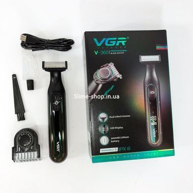 Электробритва для сухого бритья VGR V-360, Станок для влажного бритья, QY-310 Бритвы аккумуляторные