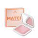 Рум'яна запечені перламутрові Bogenia Match Radiant Baked Blush (BG633), 001 Світло-рожеві