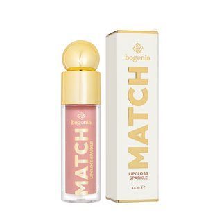 Блеск для губ с шиммером Bogenia Match Lipgloss Sparkle стойкий (BG712), 01 Светло-розовый